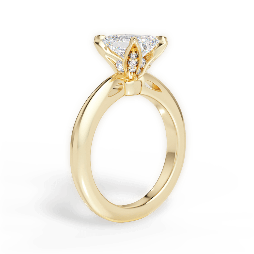 14kt Yellow Gold/18kt Yellow Gold/emerald/front