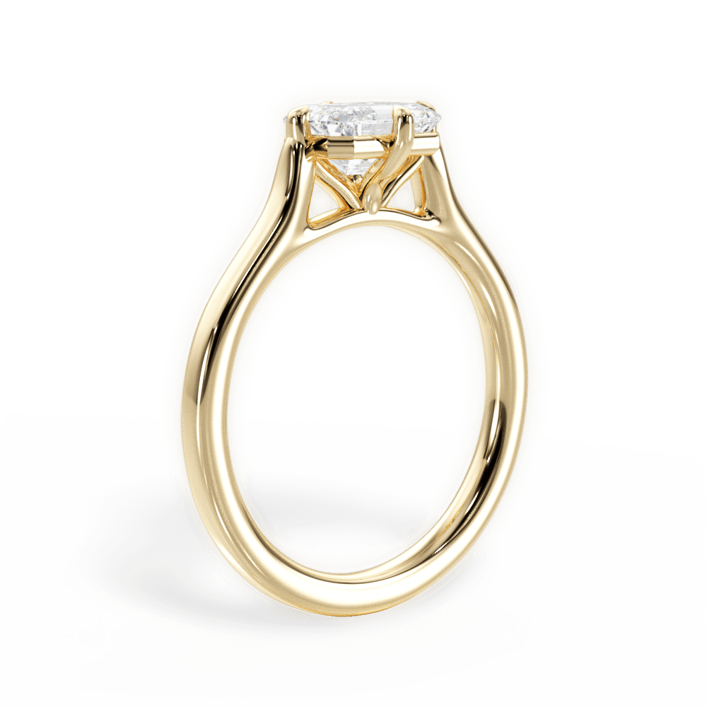 14kt Yellow Gold/18kt Yellow Gold/emerald/front