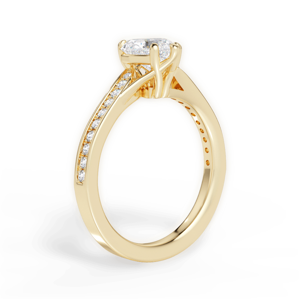 14kt Yellow Gold/18kt Yellow Gold/heart/front