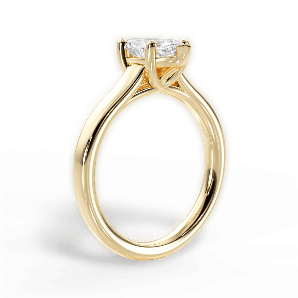 14kt Yellow Gold/18kt Yellow Gold/marquise/front