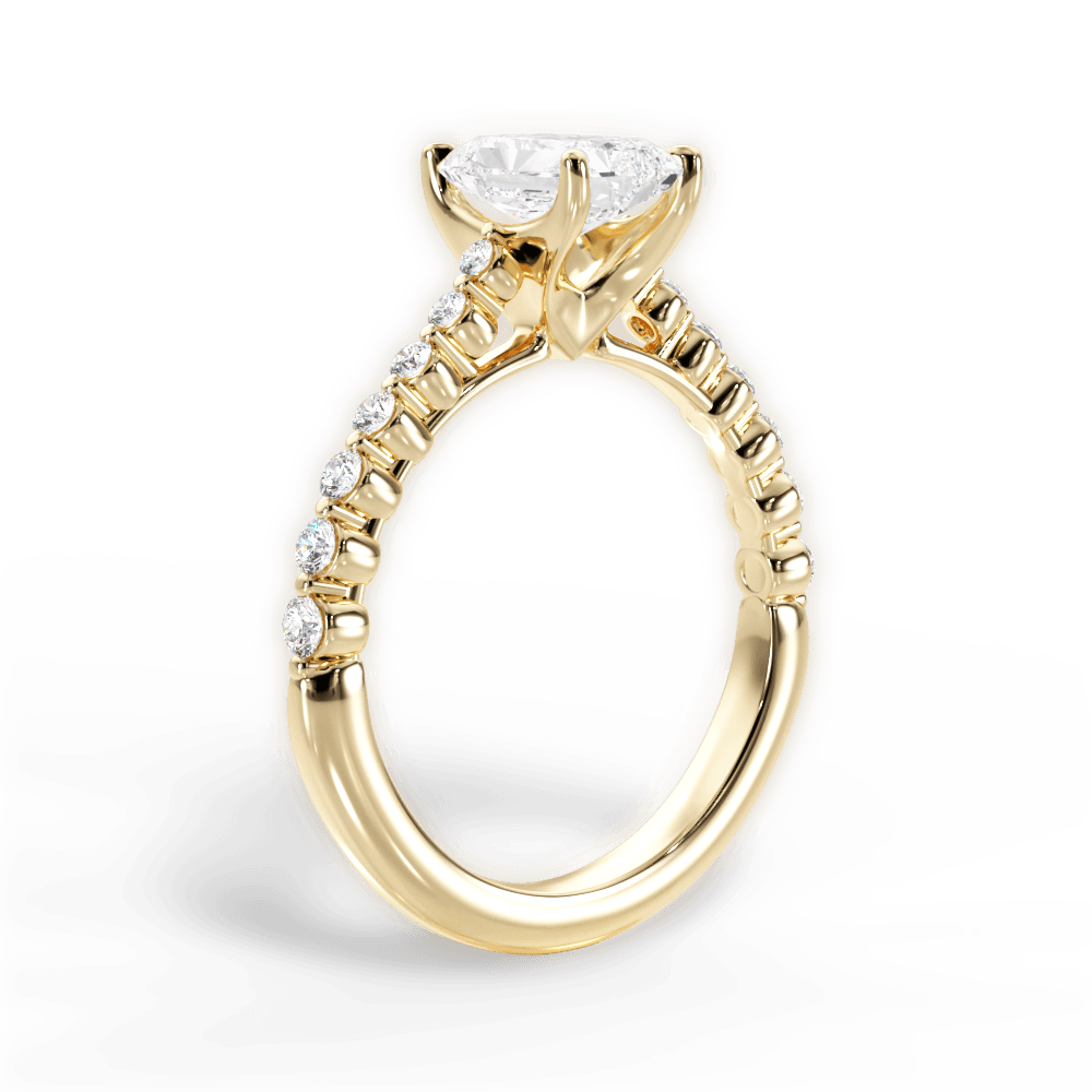 14kt Yellow Gold/18kt Yellow Gold/radiant/front