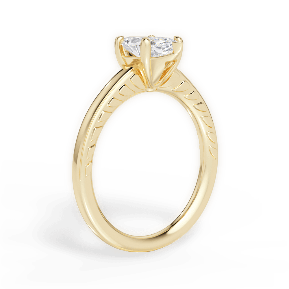 14kt Yellow Gold/18kt Yellow Gold/marquise/front