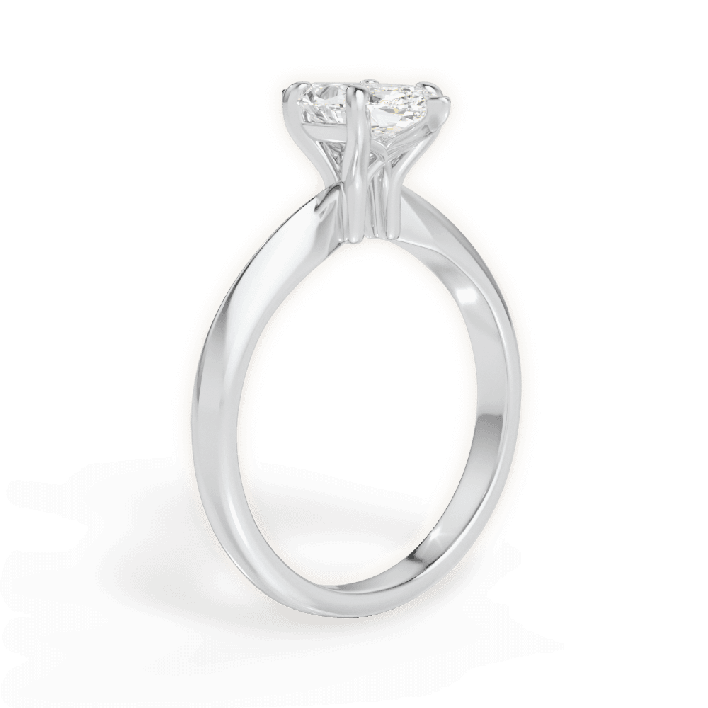 14kt White Gold/18kt White Gold/Platinum/marquise/front