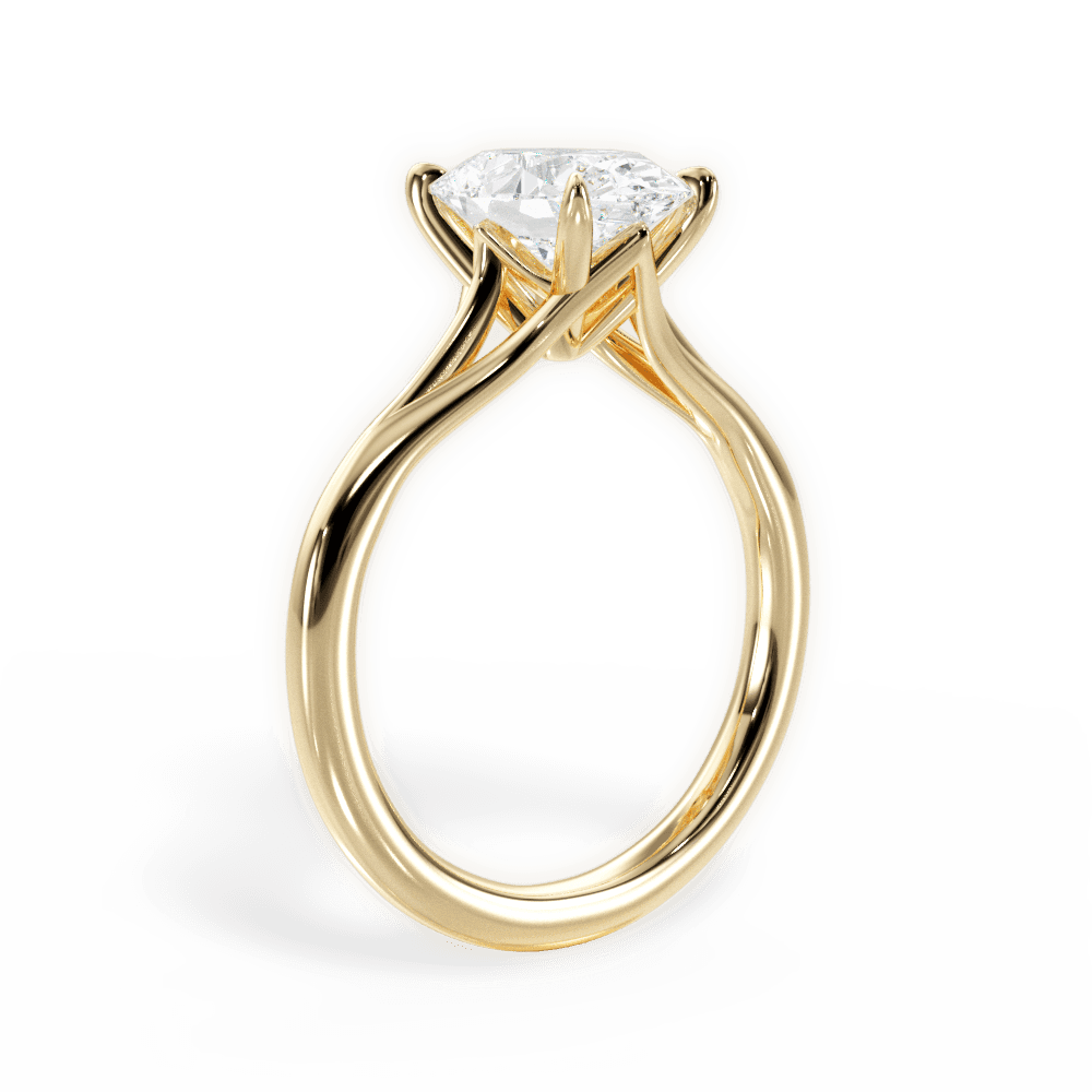 14kt Yellow Gold/18kt Yellow Gold/oval/front