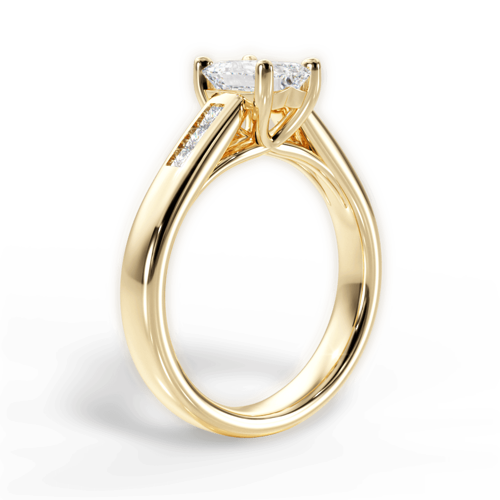 14kt Yellow Gold/18kt Yellow Gold/emerald/front