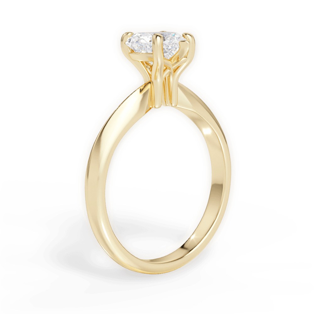 14kt Yellow Gold/18kt Yellow Gold/heart/front