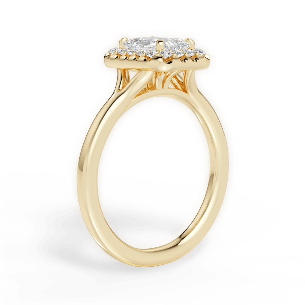 14kt Yellow Gold/18kt Yellow Gold/emerald/front