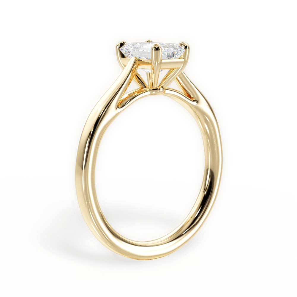 14kt Yellow Gold/18kt Yellow Gold/emerald/front