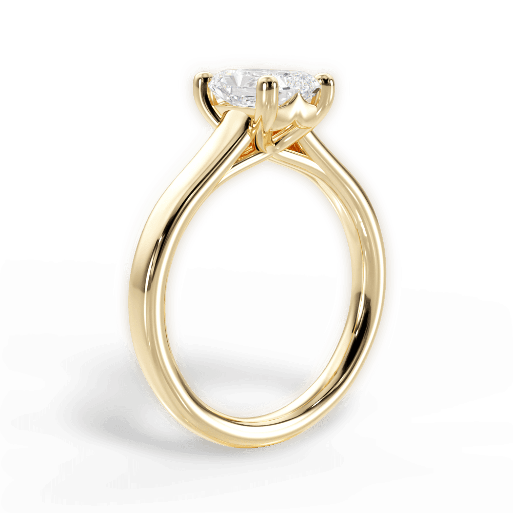 14kt Yellow Gold/18kt Yellow Gold/radiant/front