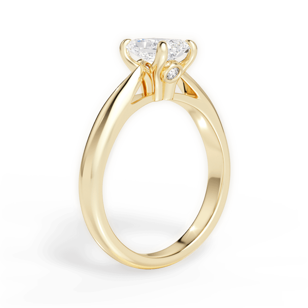 14kt Yellow Gold/18kt Yellow Gold/radiant/front