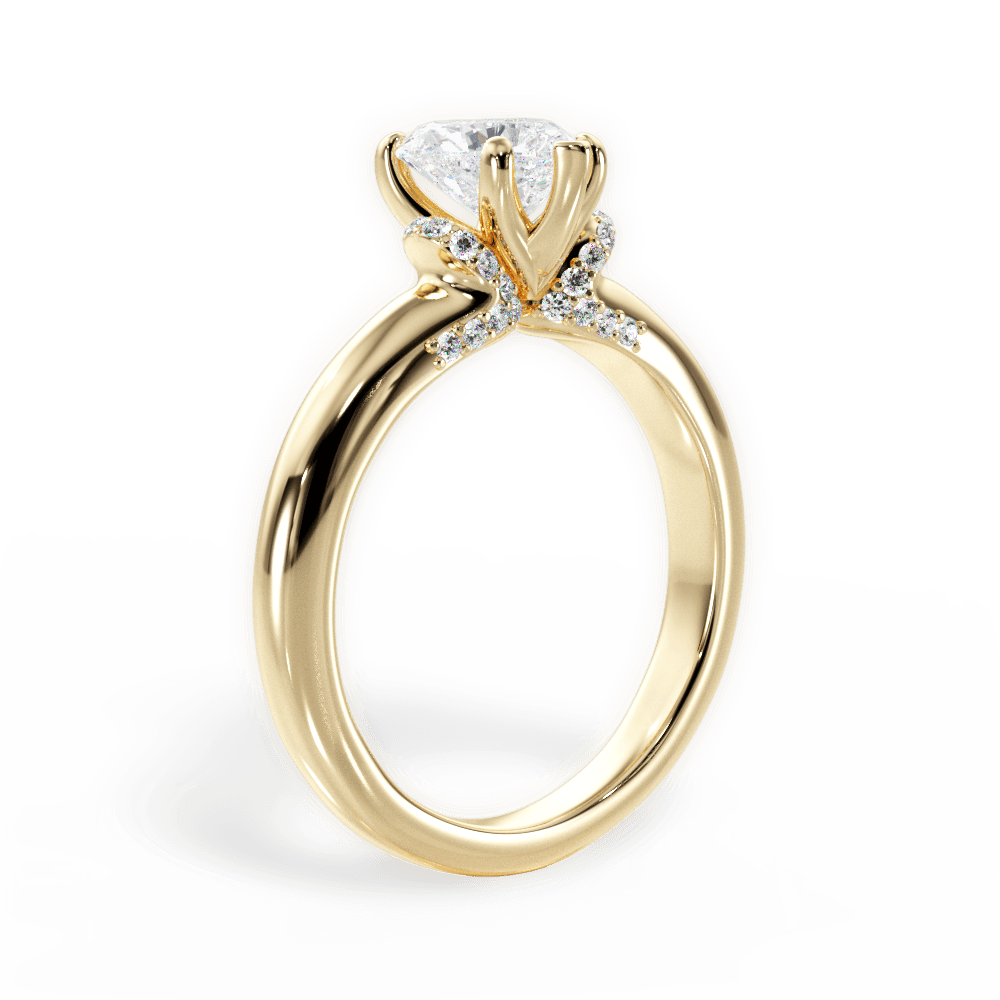 14kt Yellow Gold/18kt Yellow Gold/heart/front