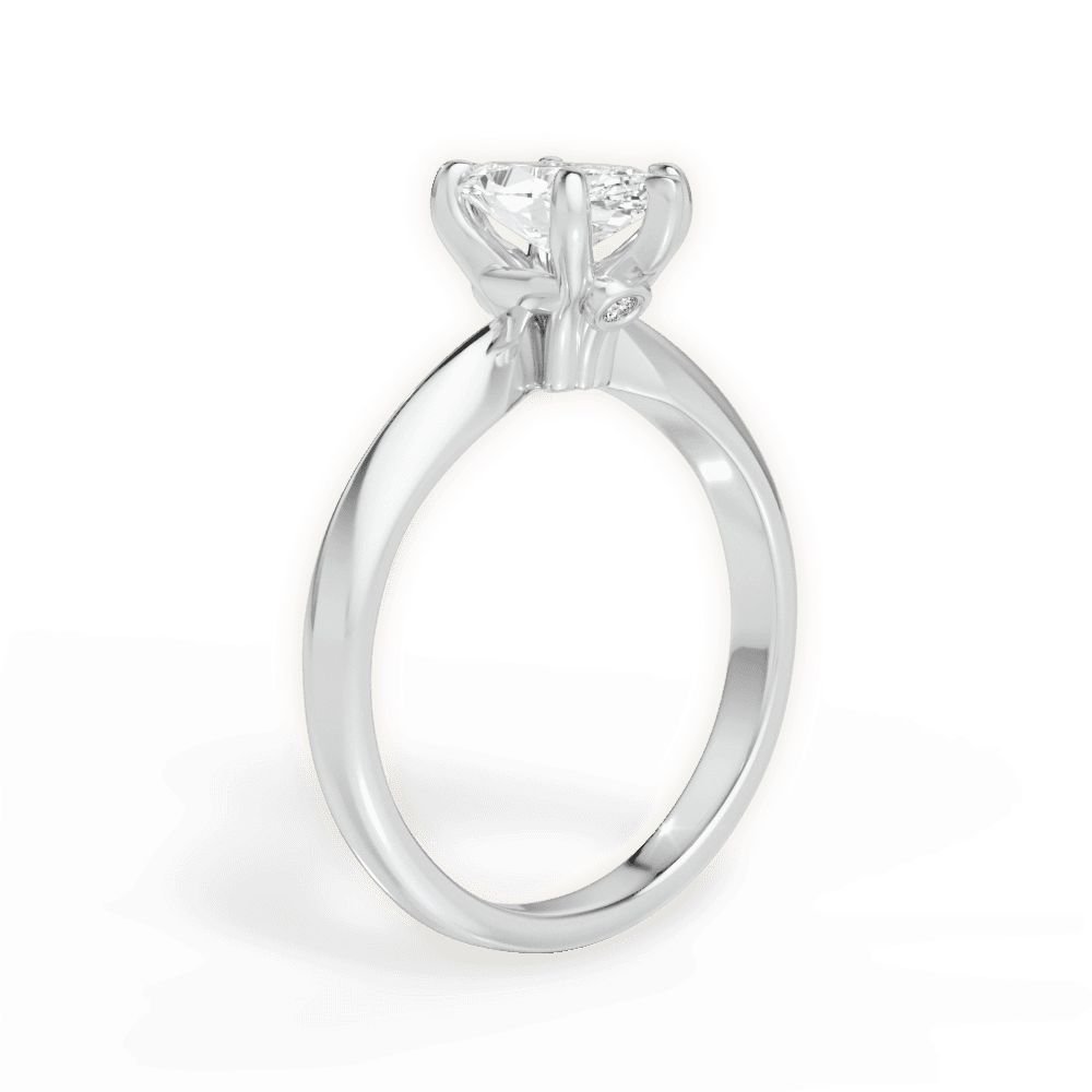 14kt White Gold/18kt White Gold/Platinum/marquise/front