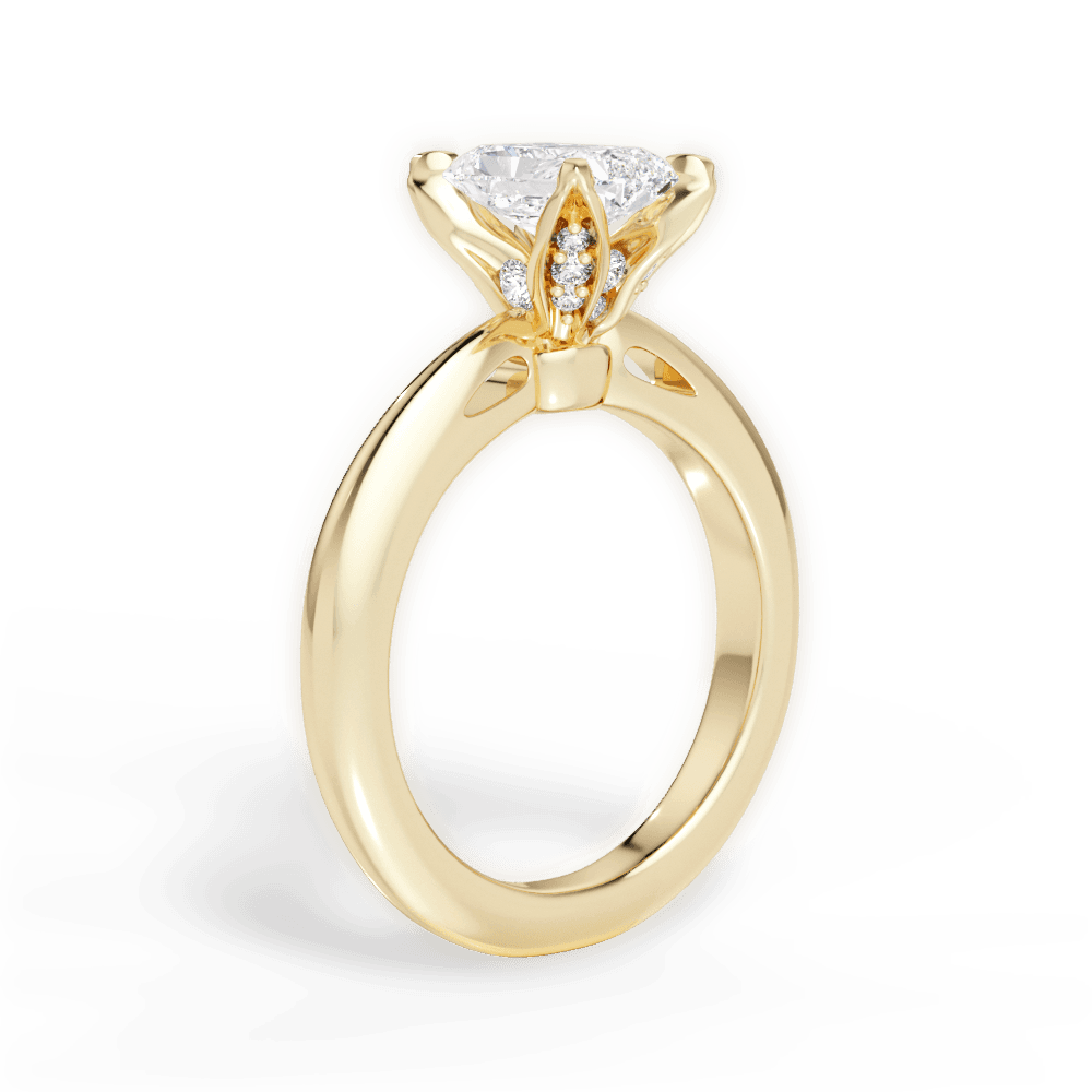 14kt Yellow Gold/18kt Yellow Gold/radiant/front