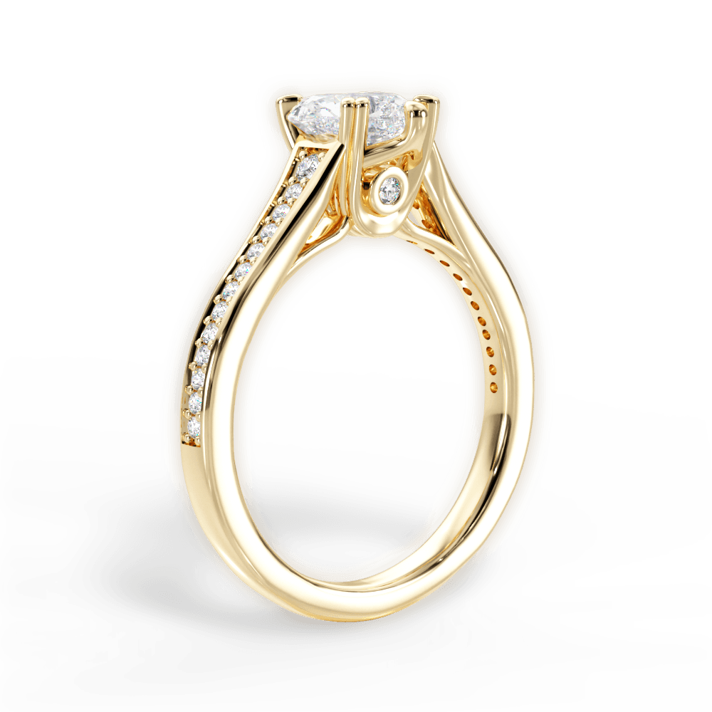 14kt Yellow Gold/18kt Yellow Gold/heart/front