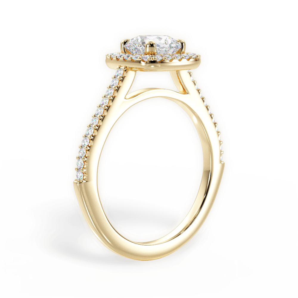 14kt Yellow Gold/18kt Yellow Gold/round/front