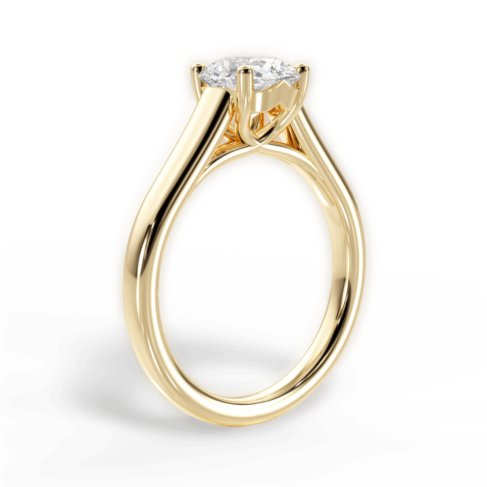 14kt Yellow Gold/18kt Yellow Gold/round/front