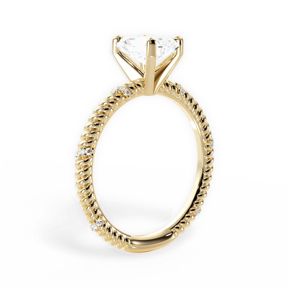 14kt Yellow Gold/18kt Yellow Gold/radiant/front