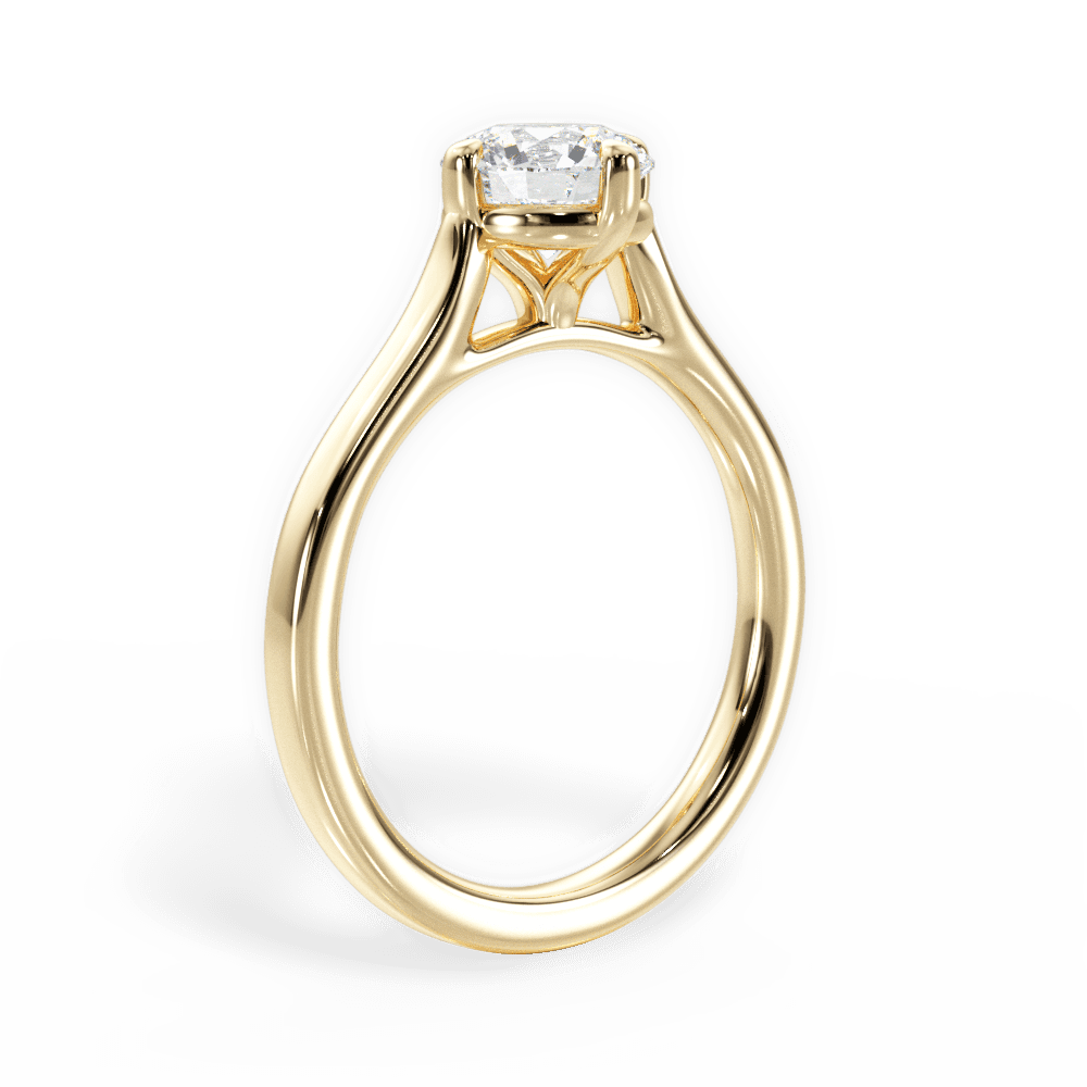 14kt Yellow Gold/18kt Yellow Gold/round/front