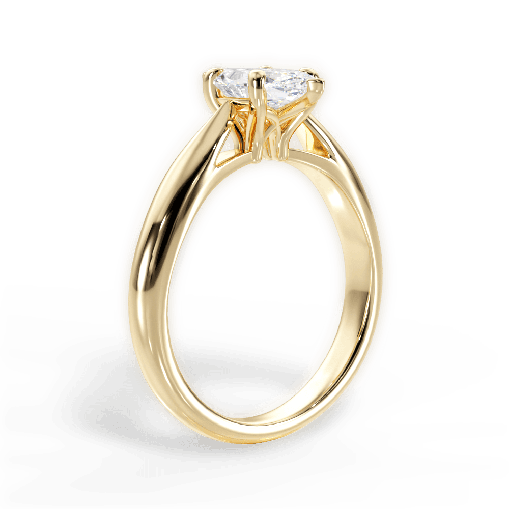 14kt Yellow Gold/18kt Yellow Gold/marquise/front