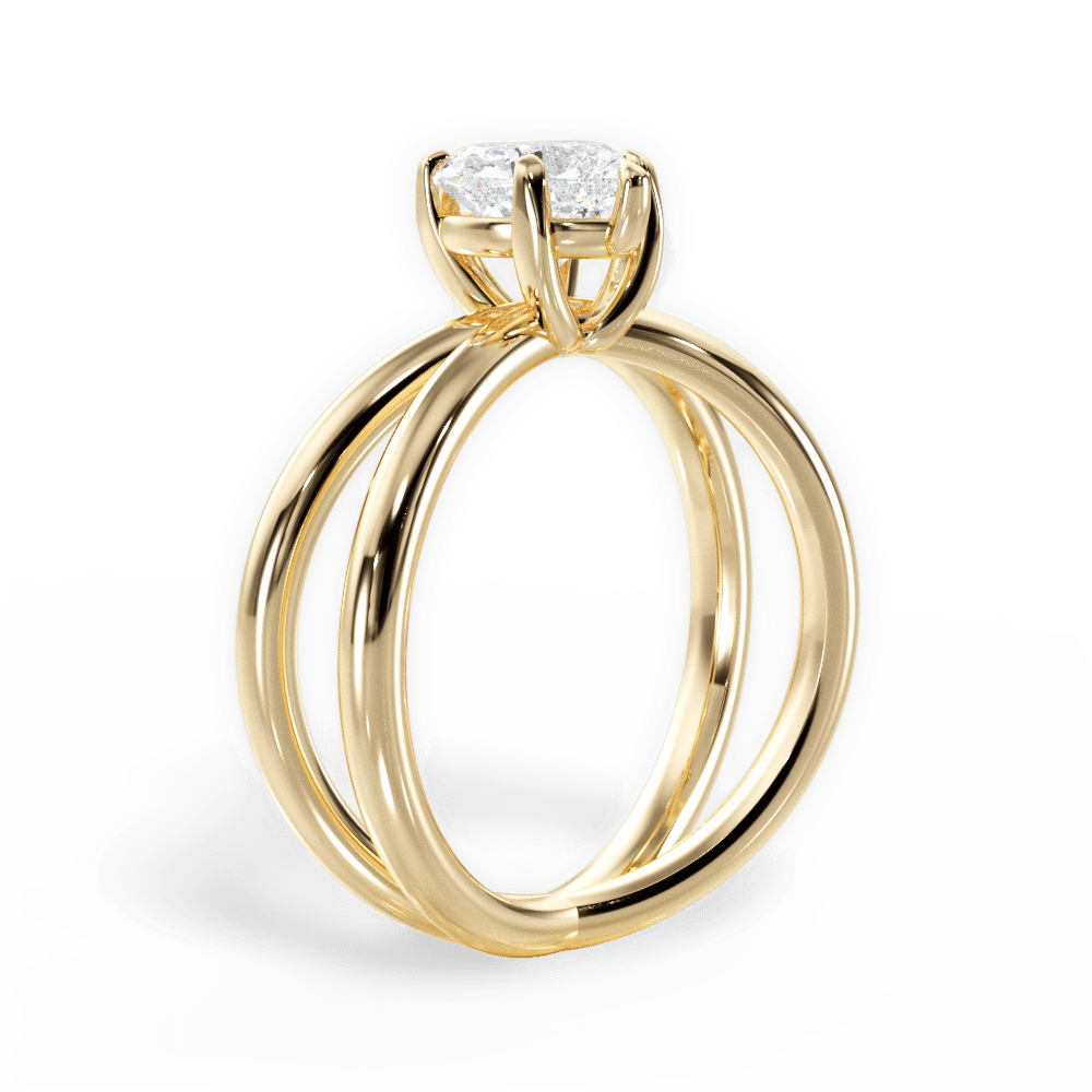 14kt Yellow Gold/18kt Yellow Gold/heart/front