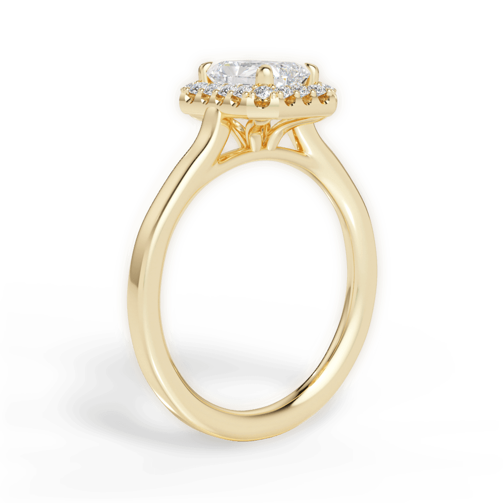 14kt Yellow Gold/18kt Yellow Gold/radiant/front