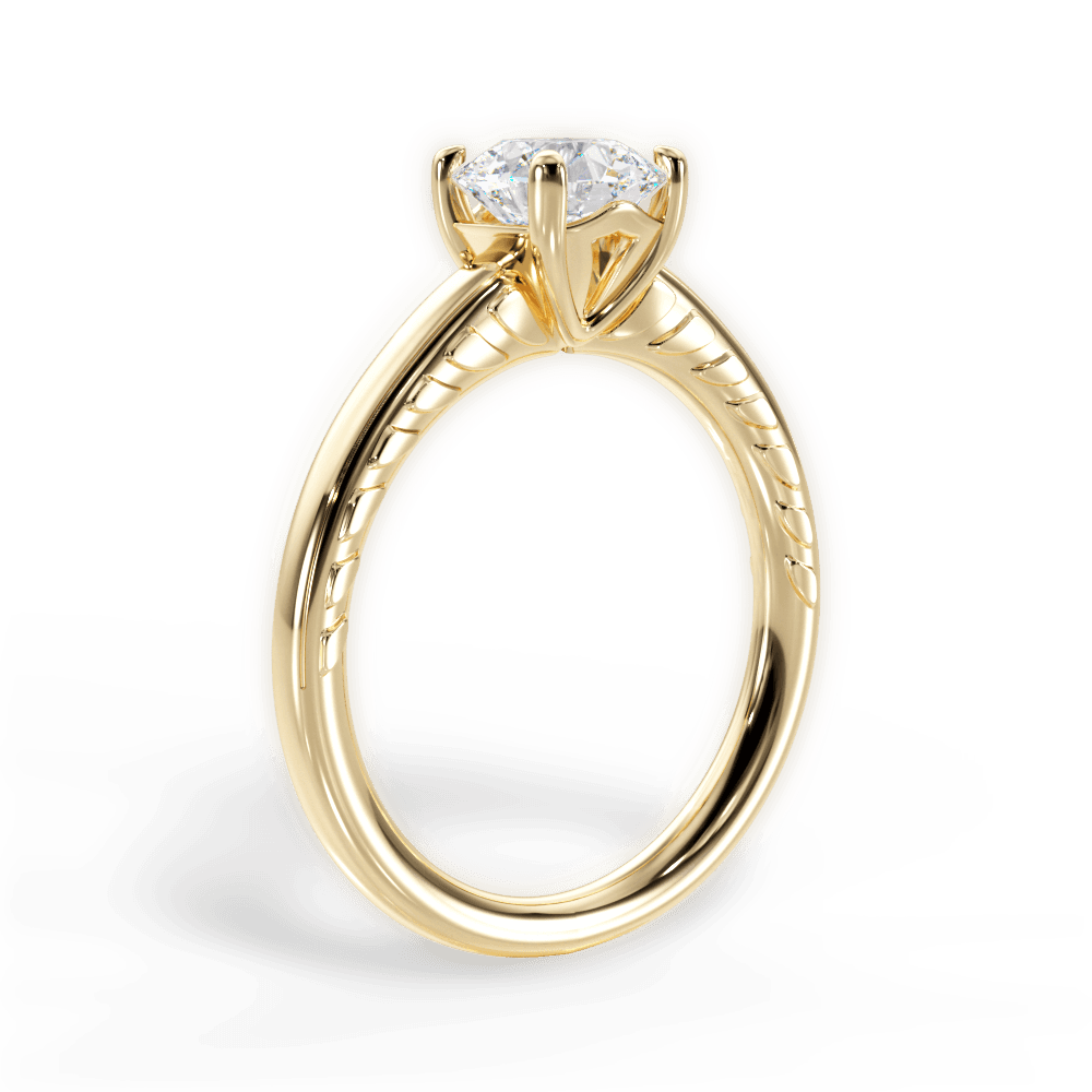 14kt Yellow Gold/18kt Yellow Gold/round/front