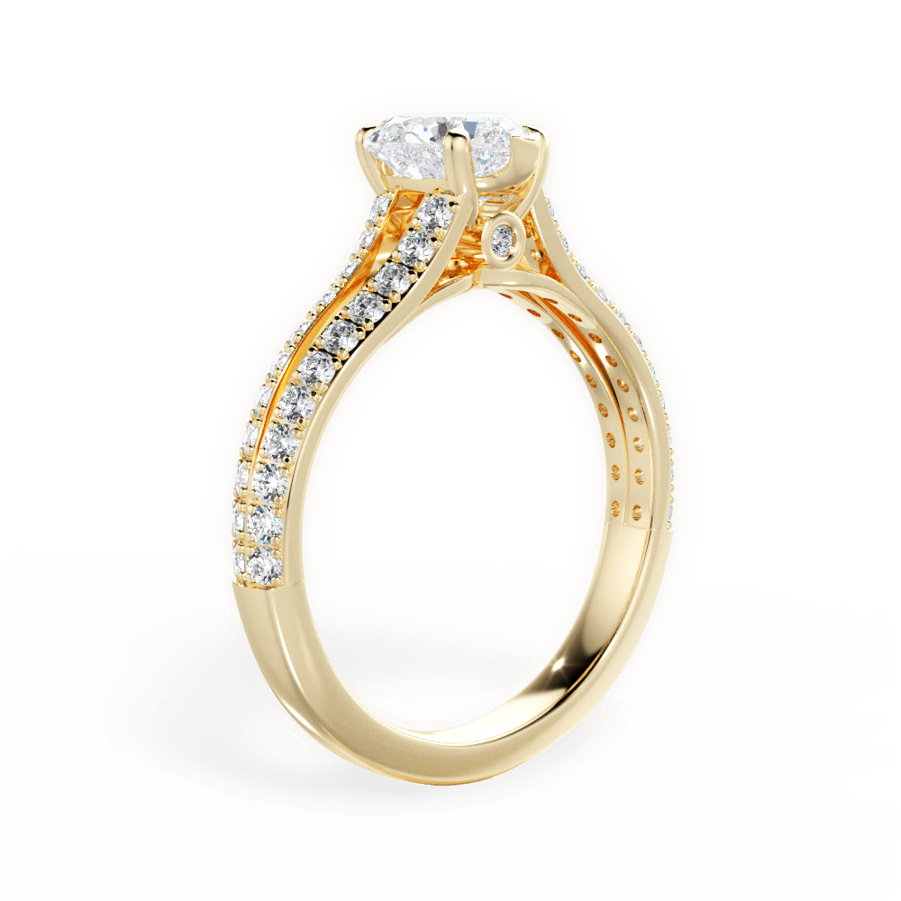 14kt Yellow Gold/18kt Yellow Gold/heart/front