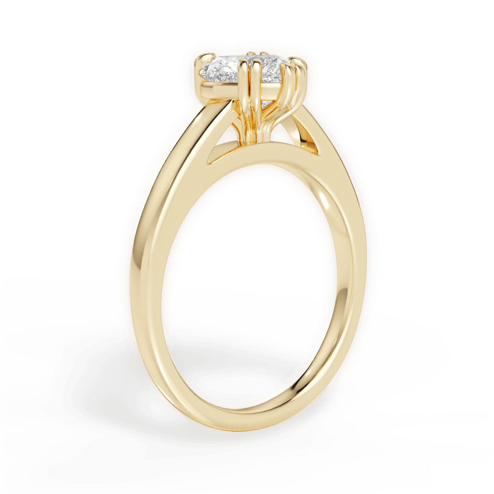 14kt Yellow Gold/18kt Yellow Gold/heart/front