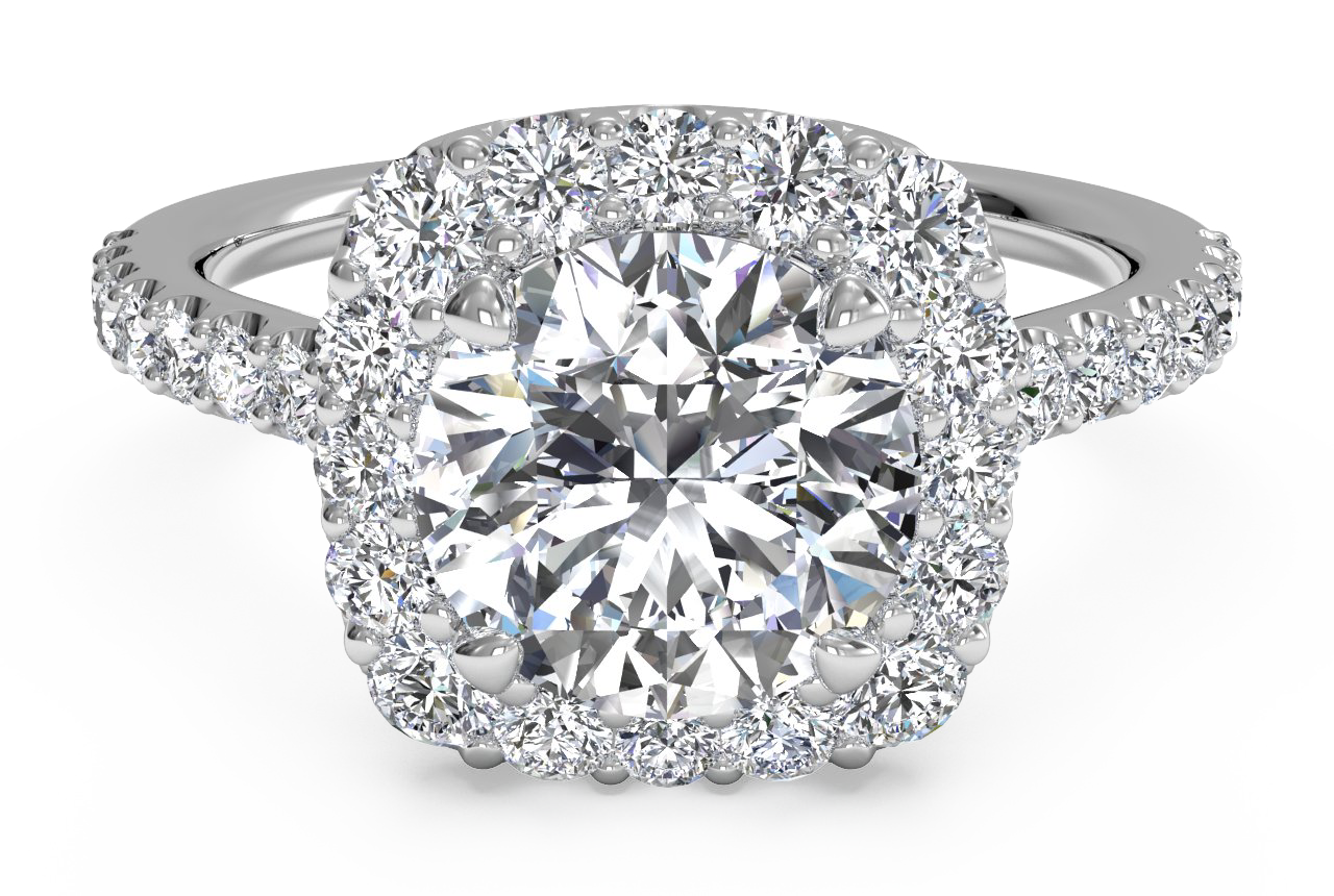 halo engagement ring