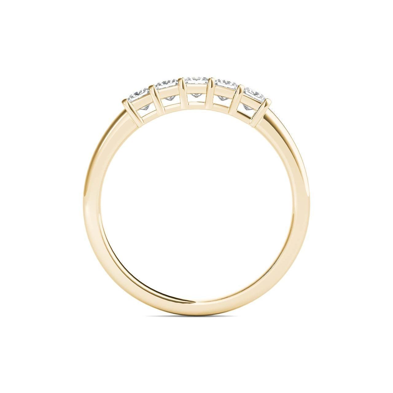 18kt Yellow Gold/0.50 CTW/front