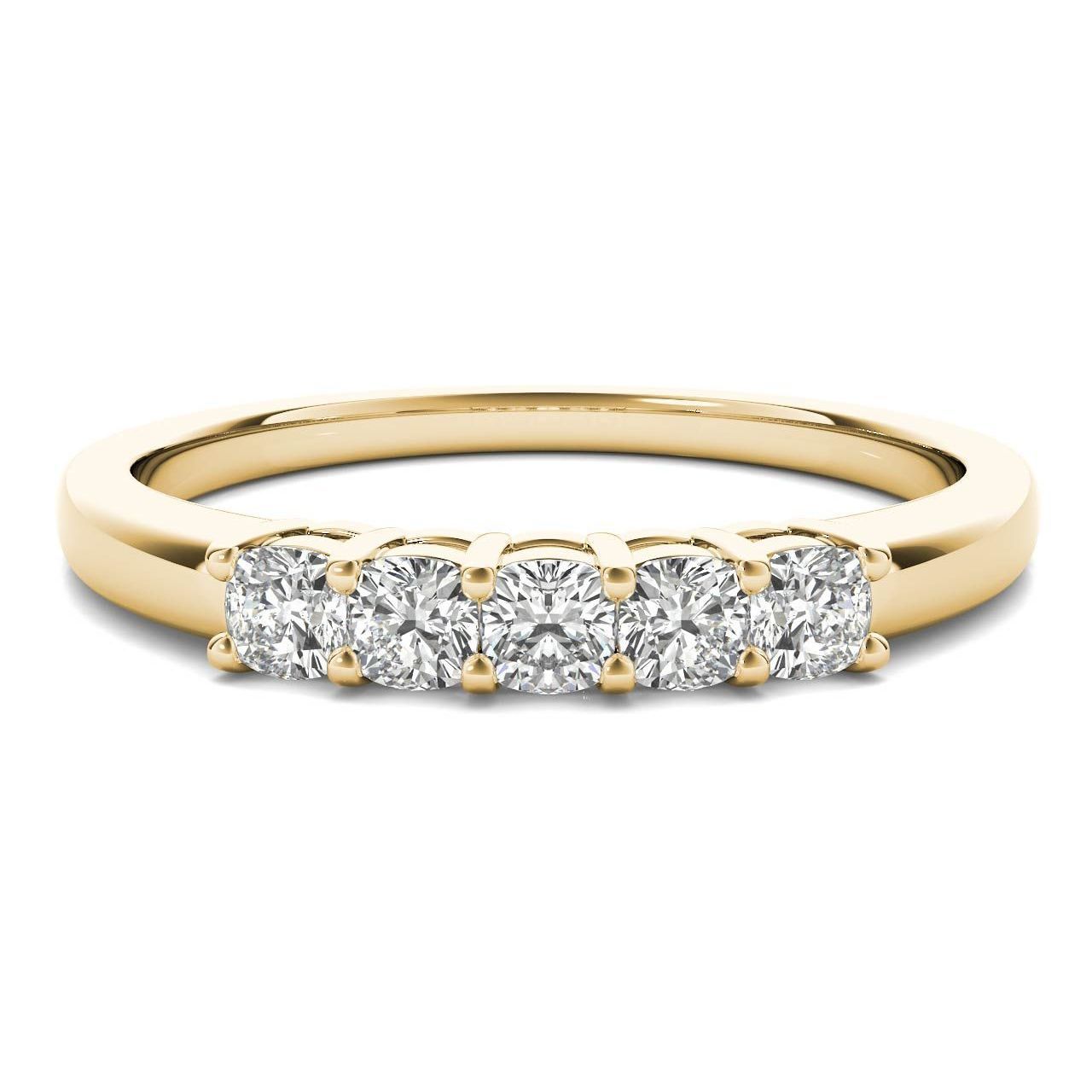 18kt Yellow Gold/0.50 CTW/top