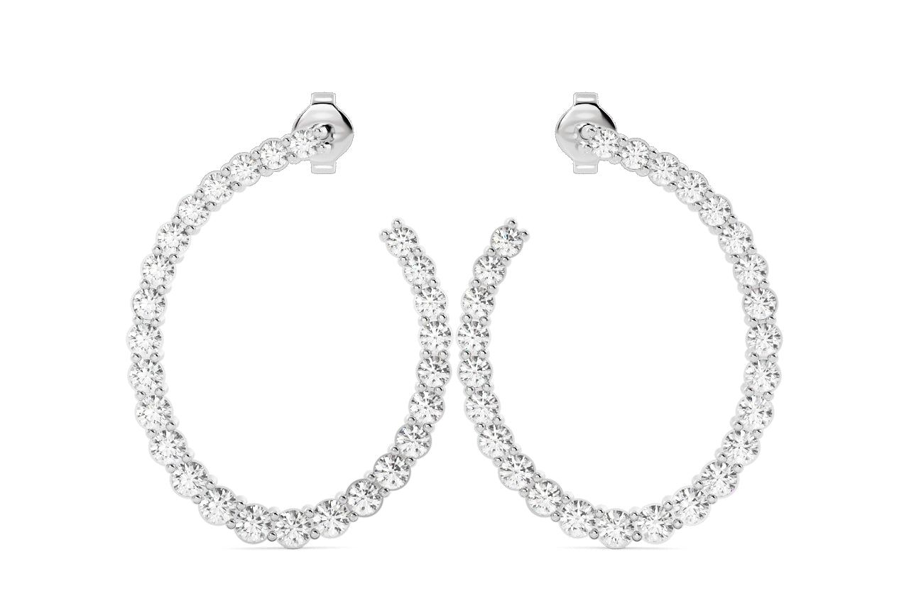 14kt white gold/18kt white gold/platinum/1.10 CTW/earth grown/lab grown/top