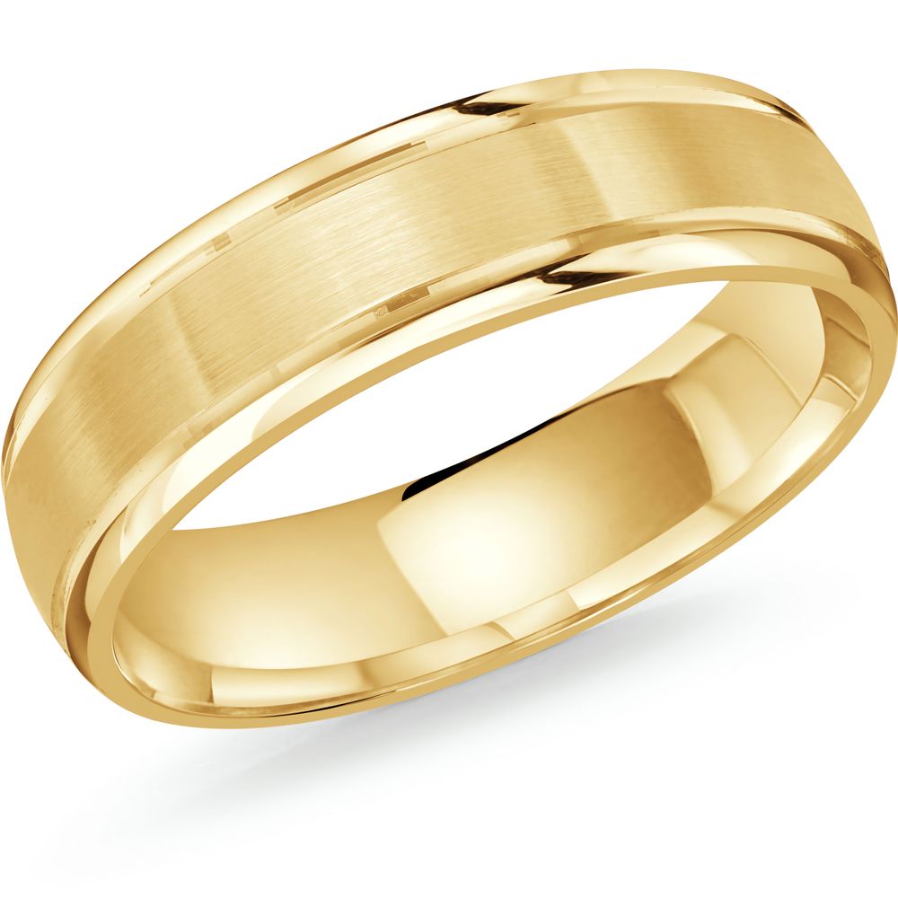 14kt Yellow Gold/6 mm/front