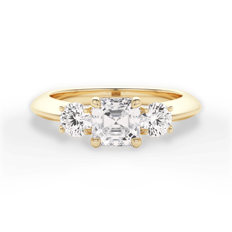 14kt Yellow Gold/18kt Yellow Gold/asscher/top sku 1ASZ1015P