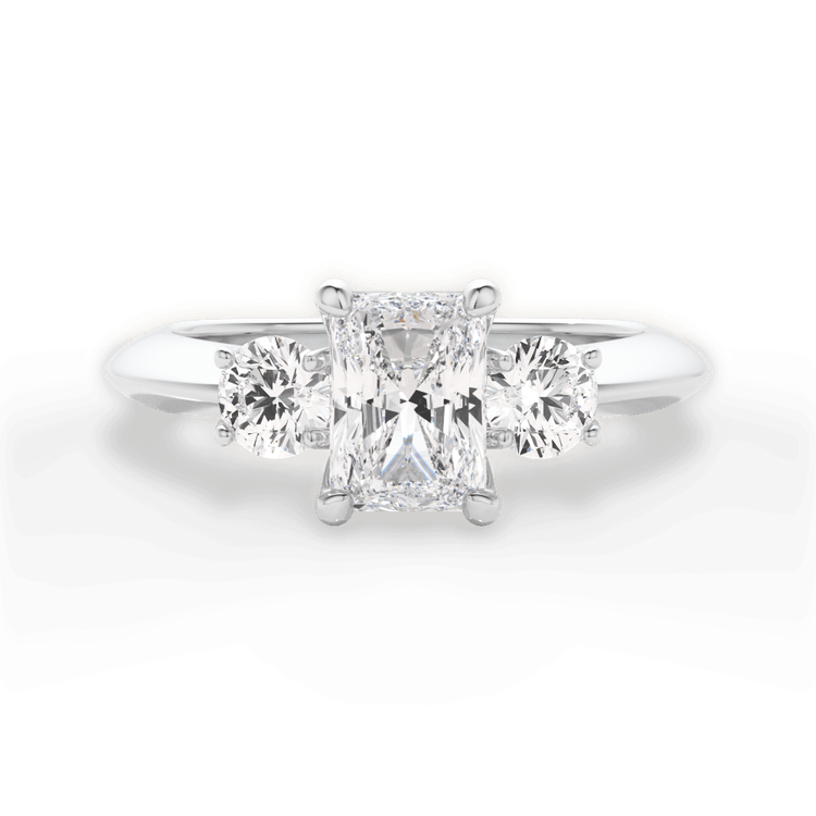 14kt White Gold/18kt White Gold/Platinum/radiant/top sku 1RAZ1015P