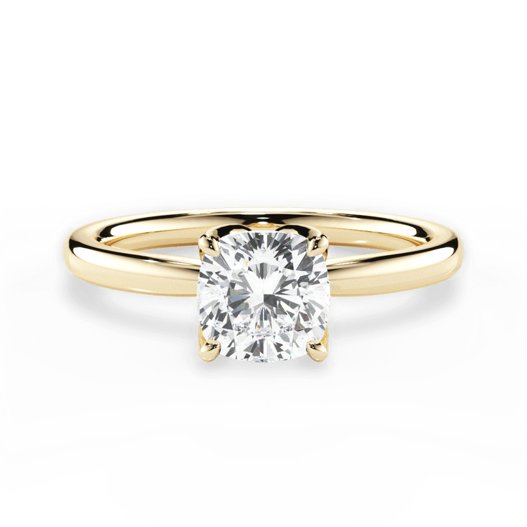 14kt Yellow Gold/18kt Yellow Gold/cushion/top sku 1CUZ1050