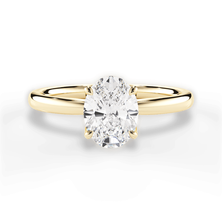 14kt Yellow Gold/18kt Yellow Gold/oval/top sku 1OZ1050