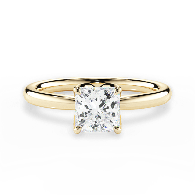 14kt Yellow Gold/18kt Yellow Gold/princess/top sku 1PCZ1050