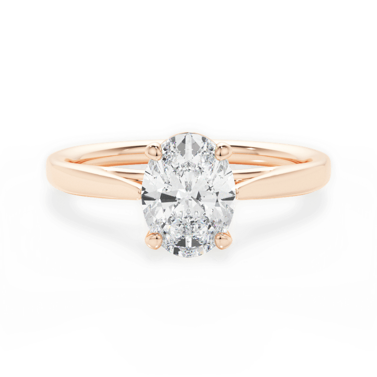 14kt Rose Gold/18kt Rose Gold/oval/top sku 1OZ1407