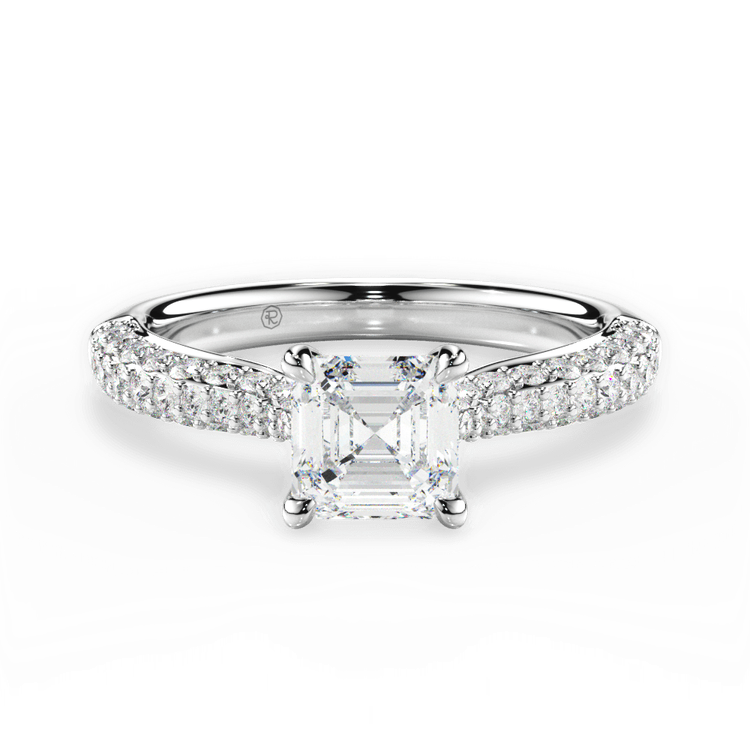 14kt White Gold/18kt White Gold/Platinum/asscher/top sku 1ASZ1350