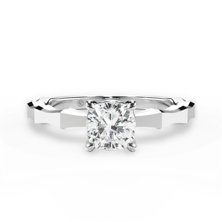 14kt White Gold/18kt White Gold/Platinum/cushion/top sku 1CUZ1360