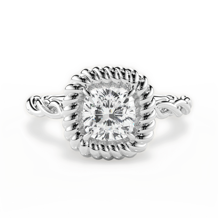 14kt White Gold/18kt White Gold/Platinum/cushion/top sku 1CUZ4766