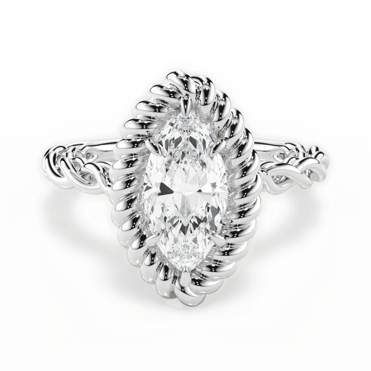 14kt White Gold/18kt White Gold/Platinum/marquise/top sku 1RZ4766