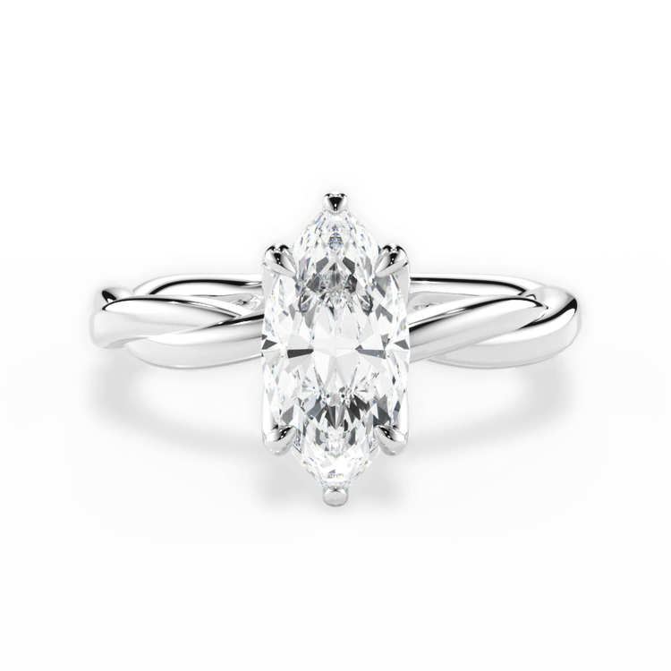 14kt White Gold/18kt White Gold/Platinum/marquise/top sku 1MZ4702