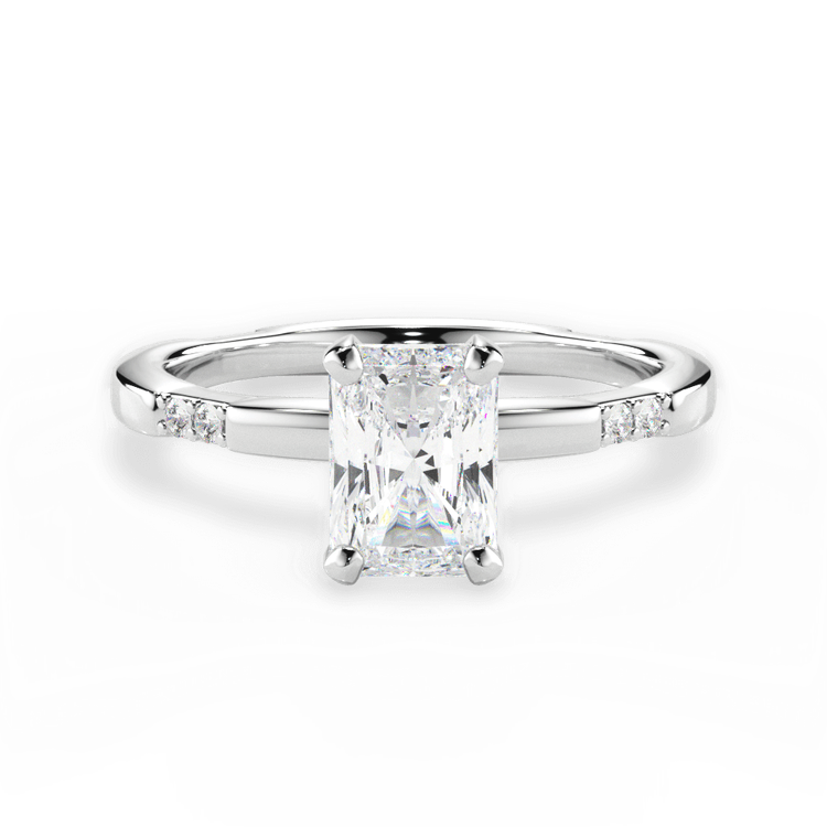 14kt White Gold/18kt White Gold/Platinum/radiant/top sku 1RAZ1399
