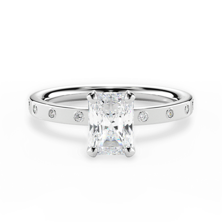 14kt White Gold/18kt White Gold/Platinum/radiant/top sku 1RAZ1398