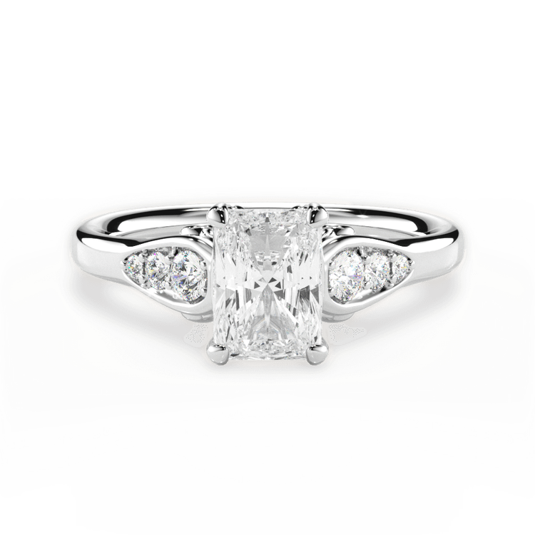 14kt White Gold/18kt White Gold/Platinum/radiant/top sku 1RAZ4757