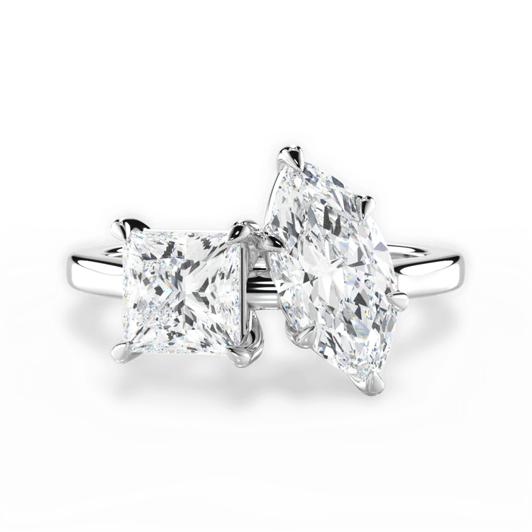 14kt White Gold/18kt White Gold/Platinum/marquise/top sku 1PCZ1004CLDMQ