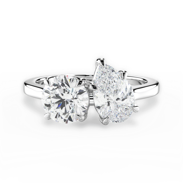 14kt White Gold/18kt White Gold/Platinum/pear/top sku 1RZ1003BPE