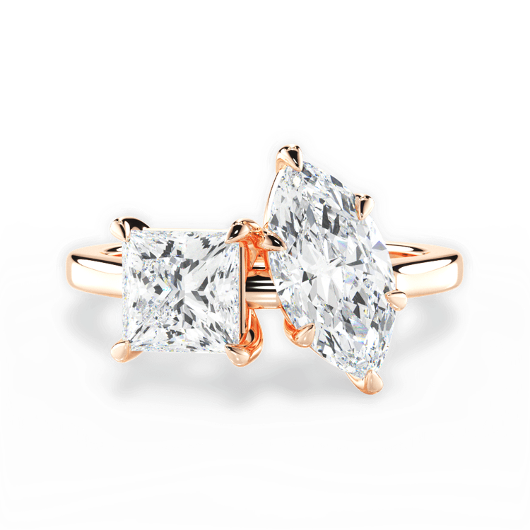 14kt Rose Gold/18kt Rose Gold/marquise/top sku 1PCZ1004BMQ
